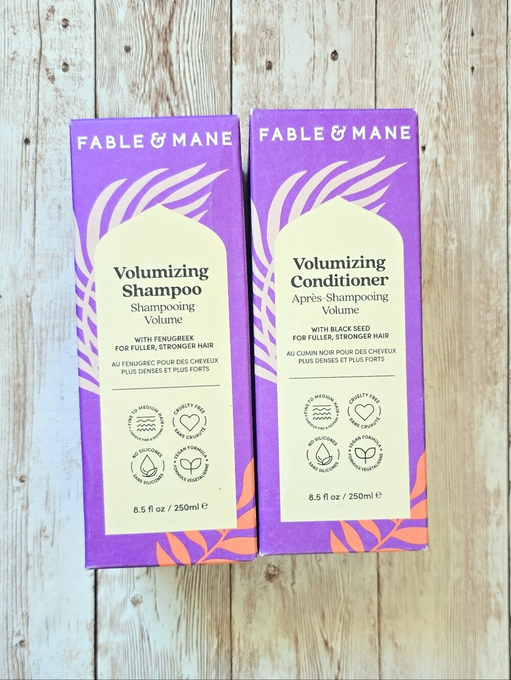 Fable & Mane Volumizing Shampoo & Conditioner Set